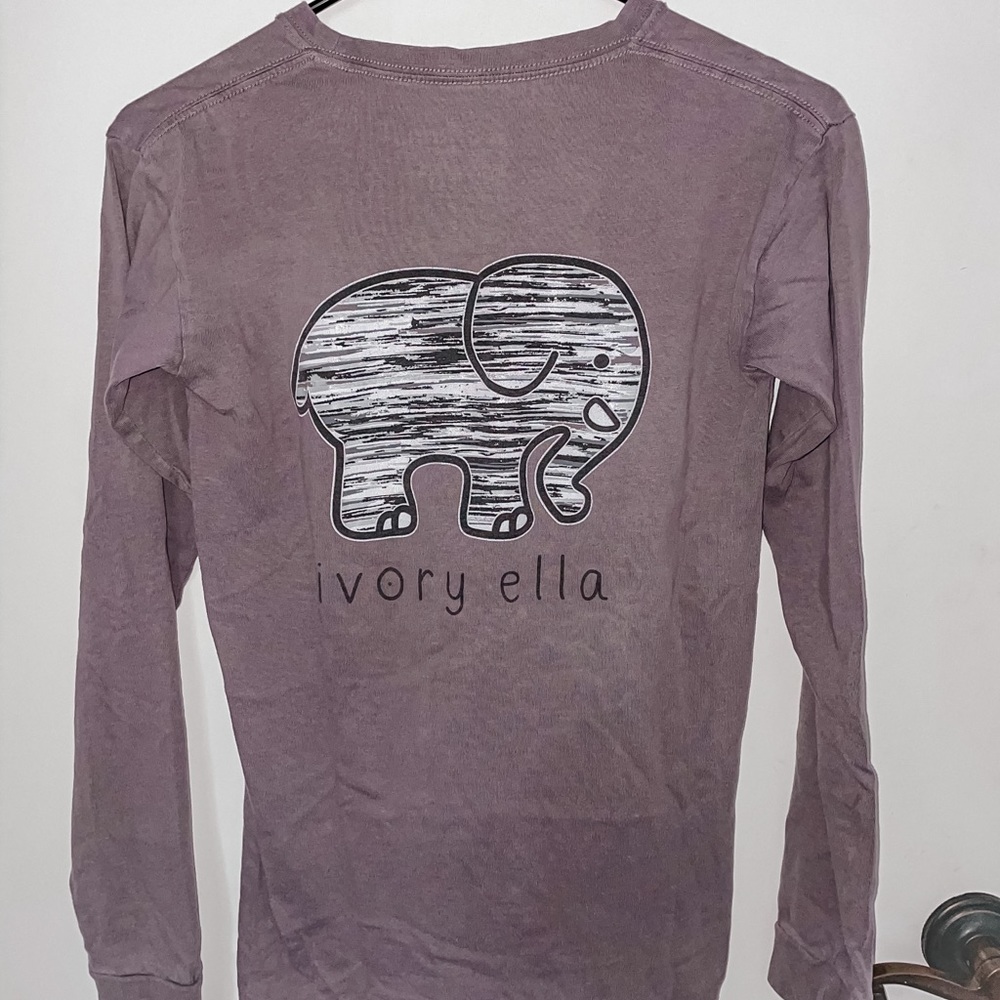 IVORY ELLA purple/gray long sleeve